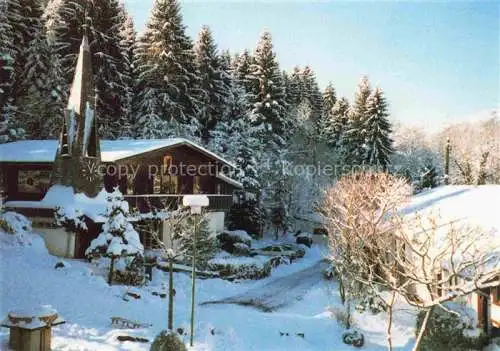 AK / Ansichtskarte  Fraize 88 Vosges Chapelle Notre-Dame des Monts en hiver