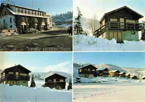 AK / Ansichtskarte  St-Maurice-sur-Moselle 88 Vosges Hôtel Restaurant Au pied des Ballons Motel Mini-Canada en hiver