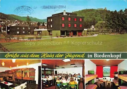 AK / Ansichtskarte  Biedenkopf Lahn Haus der Jugend Aufenthaltsraum Speisesaal Schlafraum