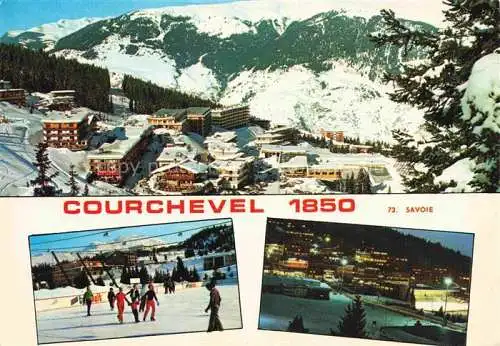 AK / Ansichtskarte  Courchevel 73 Savoie Panorama Station Sports d'hiver en hiver