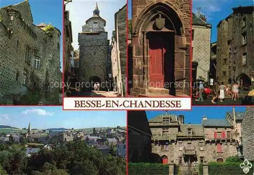 AK / Ansichtskarte  Besse-en-Chandesse 63 Puy-de-Dome Les remparts Vieille Port Maison de la Reine Margot ancienne maisons