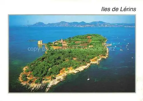 AK / Ansichtskarte  Iles de Lerins 06 Alpes-Maritimes Vue aérienne de l'Ile Saint Honorat