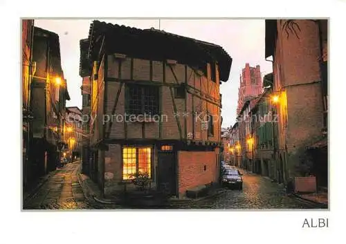 AK / Ansichtskarte  Albi 81 Tarn Le vieux Albi le soir