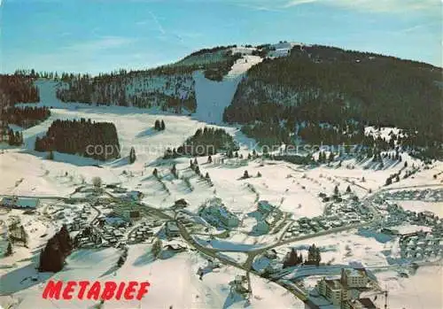 AK / Ansichtskarte  Metabief Panorama en hiver Massif du Haut Jura vue aérienne