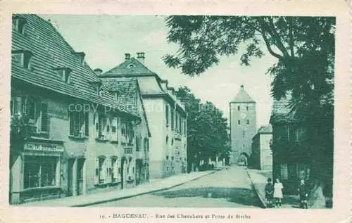 AK / Ansichtskarte  Haguenau Hagenau 67 Bas Rhin Rue des Chevaliers et Porte de Bitche