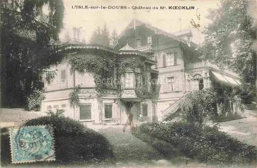 AK / Ansichtskarte  L Isle-sur-le-Doubs Montbeliard 25 Doubs Chateau de Mr Koecklin