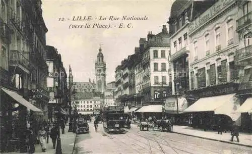 AK / Ansichtskarte  LILLE 59 Nord La Rue Nationale