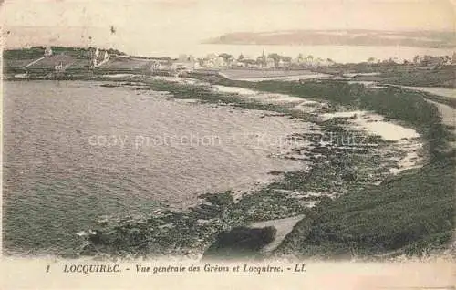 AK / Ansichtskarte  Locquirec Morlaix 29 Finistere Vue generale des Greves et Locquiree