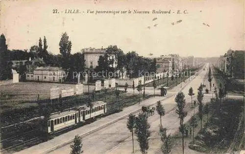 AK / Ansichtskarte  LILLE 59 Nord Vue panoramique sur le Nouveau Boulevard