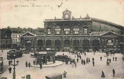 AK / Ansichtskarte  LILLE 59 Nord La Gare