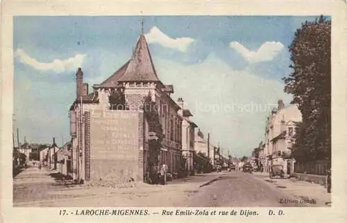 AK / Ansichtskarte  Laroche-Migennes 89 Yonne Rue Emile Zola et rue de Dijon