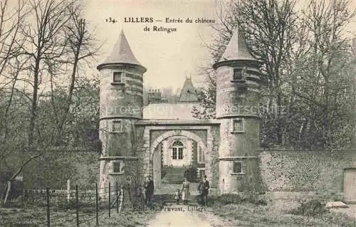 AK / Ansichtskarte  Lillers Bethune 62 Pas-de-Calais Entree du chateau de Relingue