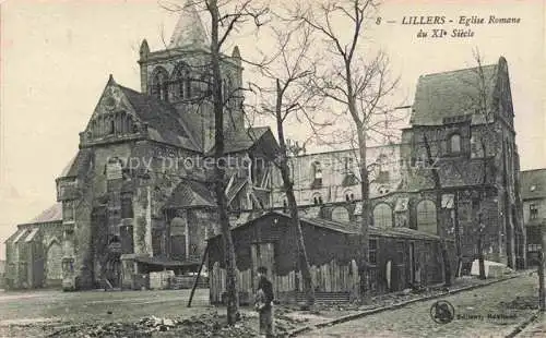 AK / Ansichtskarte  Lillers Bethune 62 Pas-de-Calais Eglise Romane du XIe Siecle