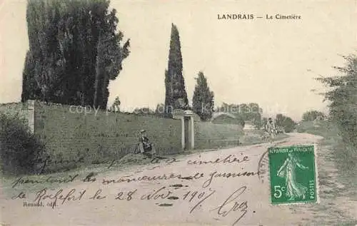 AK / Ansichtskarte  Landrais Rochefort 17 Charente-Maritime Le Cimetiere