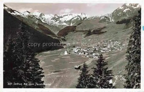 AK / Ansichtskarte  Sedrun Surselva GR Panorama Javetschertal