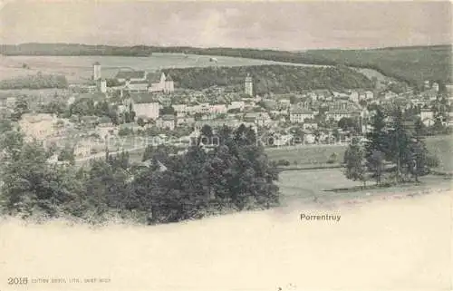 AK / Ansichtskarte  Porrentruy JU Panorama