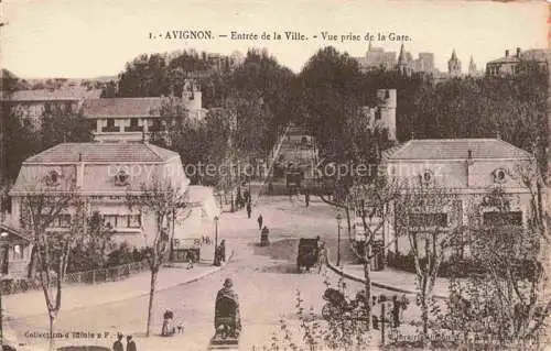 AK / Ansichtskarte  AVIGNON 84 Vaucluse Entree de la Ville Vue prise de la Gare