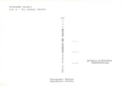 AK / Ansichtskarte  Chapaize MACON 71 Saone-et-Loire Vue generale aerienne