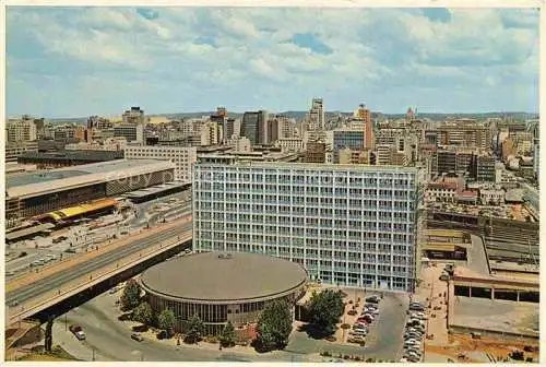 AK / Ansichtskarte  JOHANNESBURG  Gauteng Southafrica RSA Railway Station and Air Terminal from Escom House