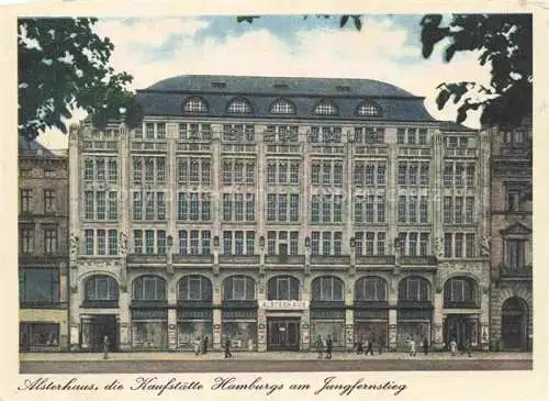 AK / Ansichtskarte  HAMBURG Alsterhaus am Jungfernstieg