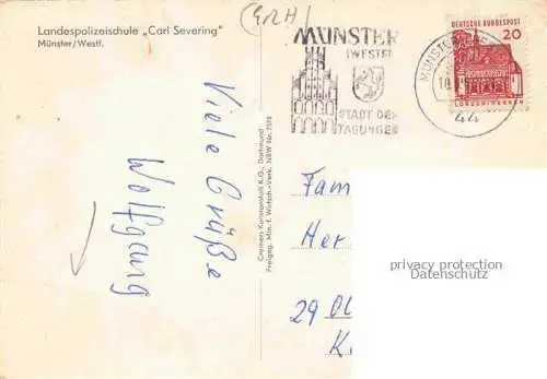 AK / Ansichtskarte  MueNSTER   Westfalen NRW Landespolizeischule Carl Severing 