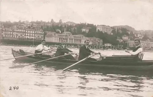 AK / Ansichtskarte  LUZERN  LU Ruderbootpartie am Vierwaldstaettersee