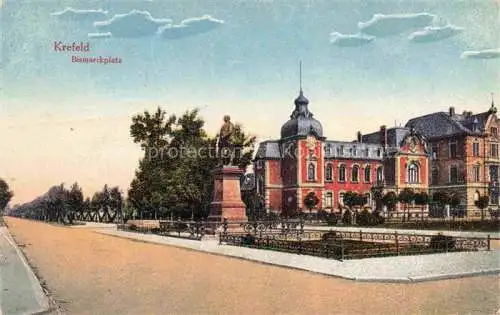 AK / Ansichtskarte  KREFELD Crefeld Bismarckplatz