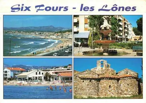 AK / Ansichtskarte  Six-Fours-les-Plages 83 Var Panorama Les Lônes Eglise Fontaine