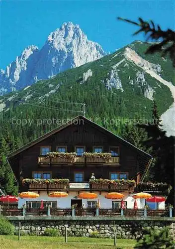 AK / Ansichtskarte  Ramsau Dachstein Steiermark AT Alpengasthaus Pension Edelbrunn