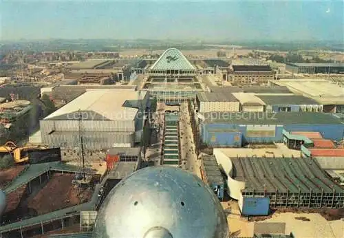 AK / Ansichtskarte  Exposition Bruxelles 1958 Panorama von der Aufstellung Grossen Palaesste