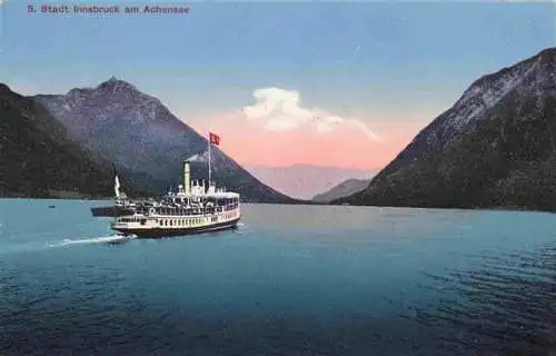 AK / Ansichtskarte  Schiffe Ships Navires S. Stadt Innsbruck Achensee