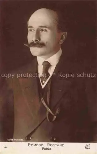 AK / Ansichtskarte  Foto AN Paris (Noyer) Nr. Edmond Rostand Poete