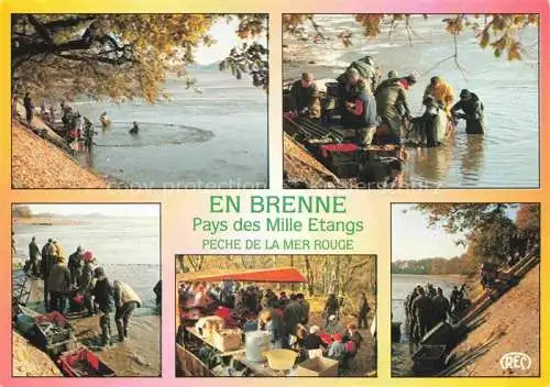 AK / Ansichtskarte  Le Blanc 36 Indre La Brenne Pays des mille étangs Pêche dela Mer Rouge