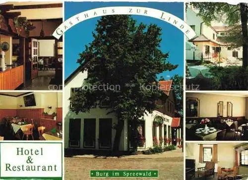 AK / Ansichtskarte  Burg Spreewald Brandenburg Gasthaus zur Linde Hotel Restaurant