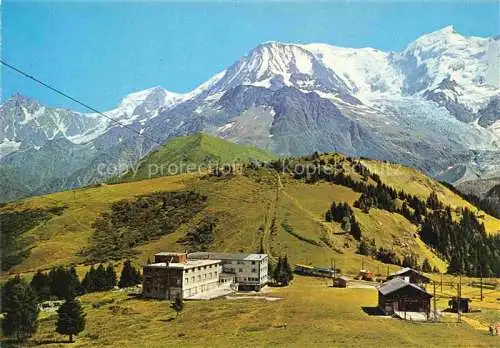 AK / Ansichtskarte  St-Gervais -les-Bains 74 Haute-Savoie Panorama Col de Voza Aiguille du Goûter Aiguille de Bionnassay et son glacier