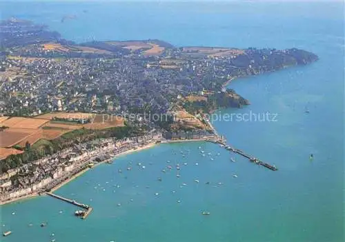 AK / Ansichtskarte  Cancale 35 Ille-et-Vilaine Panorama Côte d'Emeraude Port vue aérienne