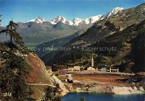 AK / Ansichtskarte  Tignes Albertville 73 Savoie Panorama Village Aiguilles des Glaciers de Trélatête Dôme du Goûter et le Mont Blanc