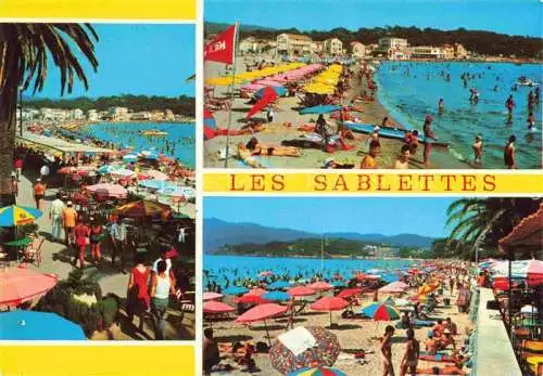 AK / Ansichtskarte  Les Sablettes 83 Var Charmes et soleil de la Côte d'Azur Plage