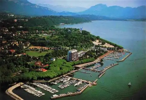 AK / Ansichtskarte  AIX-LES-BAINS Chambery 73 Savoie Grand Port et Lac du Bourget vue aérienne