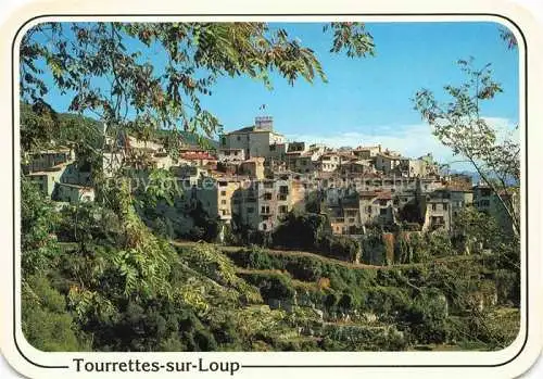 AK / Ansichtskarte  Tourettes-sur-Loup Tourettes-de-Vence GRAssE 06 Alpes-Maritimes Vue générale