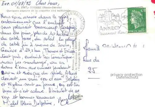 AK / Ansichtskarte  Yvoire Thonon-les-Bains 74 Haute-Savoie Quelques aspects de la coquette cité médiévale