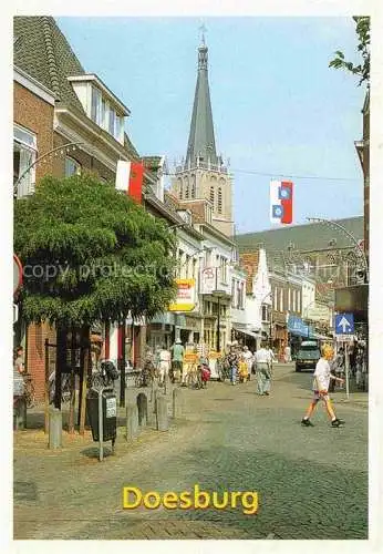 AK / Ansichtskarte  Doesburg NL Kerkstraat met Martinitoren