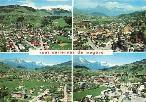 AK / Ansichtskarte  Megeve 74 Haute-Savoie Vues aériennes de la station Alpes