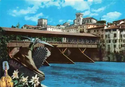 AK / Ansichtskarte  Bassano del Grappa Veneto IT Il ponte degli Alpini