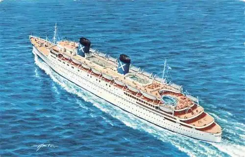 AK / Ansichtskarte  Dampfer Oceanliner RHMS Queen Frederica