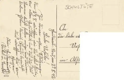 AK / Ansichtskarte  Foto Amag Nr. 40513 Schultuete Maedchen Kind 