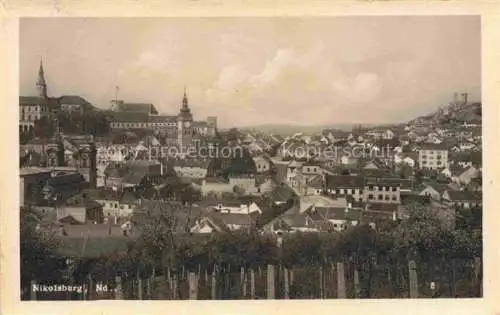 AK / Ansichtskarte  Nikolsburg Mikulov Suedmaehren Breclav CZ Panorama