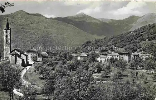 AK / Ansichtskarte  Sala-Capriasca Tesserete Lugano TI Panorama Kirche