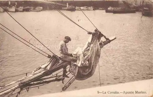 AK / Ansichtskarte  LA CORUNA A Coruna ES Apunte Marino