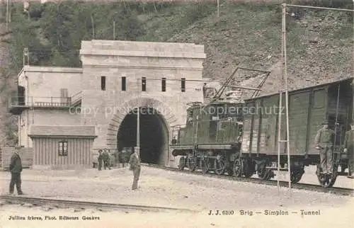 AK / Ansichtskarte  Brig Glis BRIGUE VS Simplon Tunnel